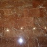 polished tiles in red marble