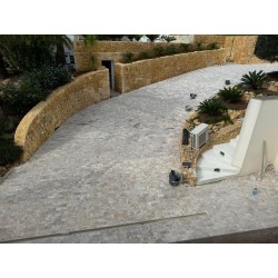 Travertino Olivillo Poro Abierto en Bruto. Precios marmol directos de fabrica.