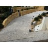 Olivillo Open Pore Raw travertine   with thin veins. Quarry Prices. Several sizes